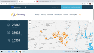 Scoala gimnaziala Cozieni in reteaua eTwinning/Comunitatea scolilor din Europa